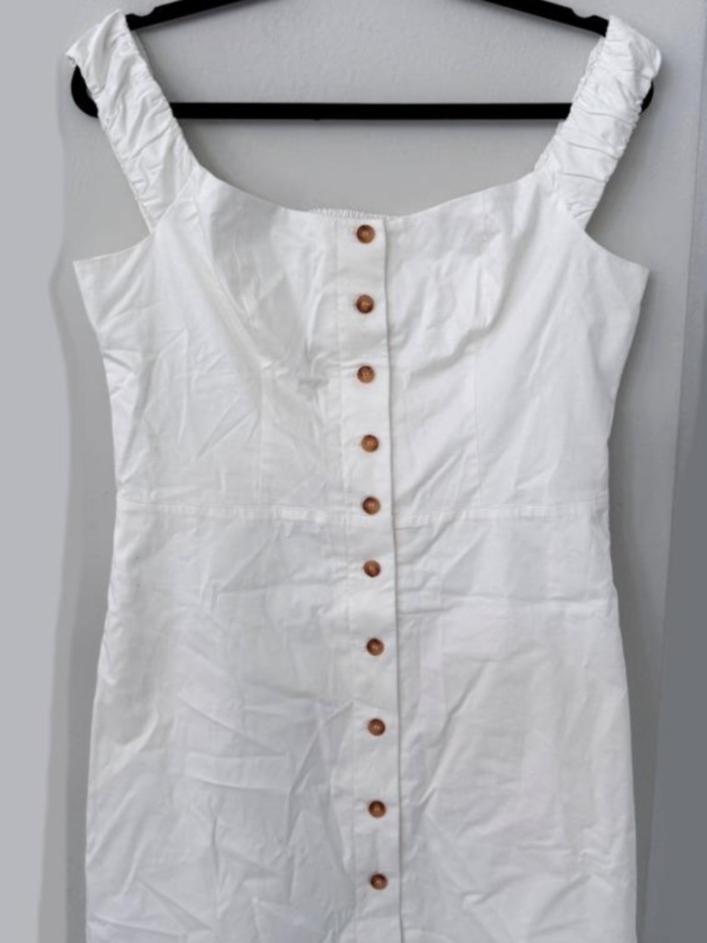 Favorite Daughter "Lovesick" Mini Dress | Sz 14 | White | Off-Shoulder | NWT